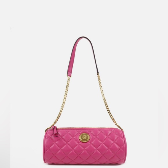 Versace Quilted Medusa Pink Bag - Picture 1 of 5